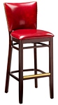 Restaurant Bar Stool W/ Padded Back